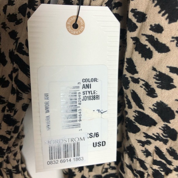 NWT Billabong Riviera Leopard Square Neck Mini Dress - Picture 6 of 9